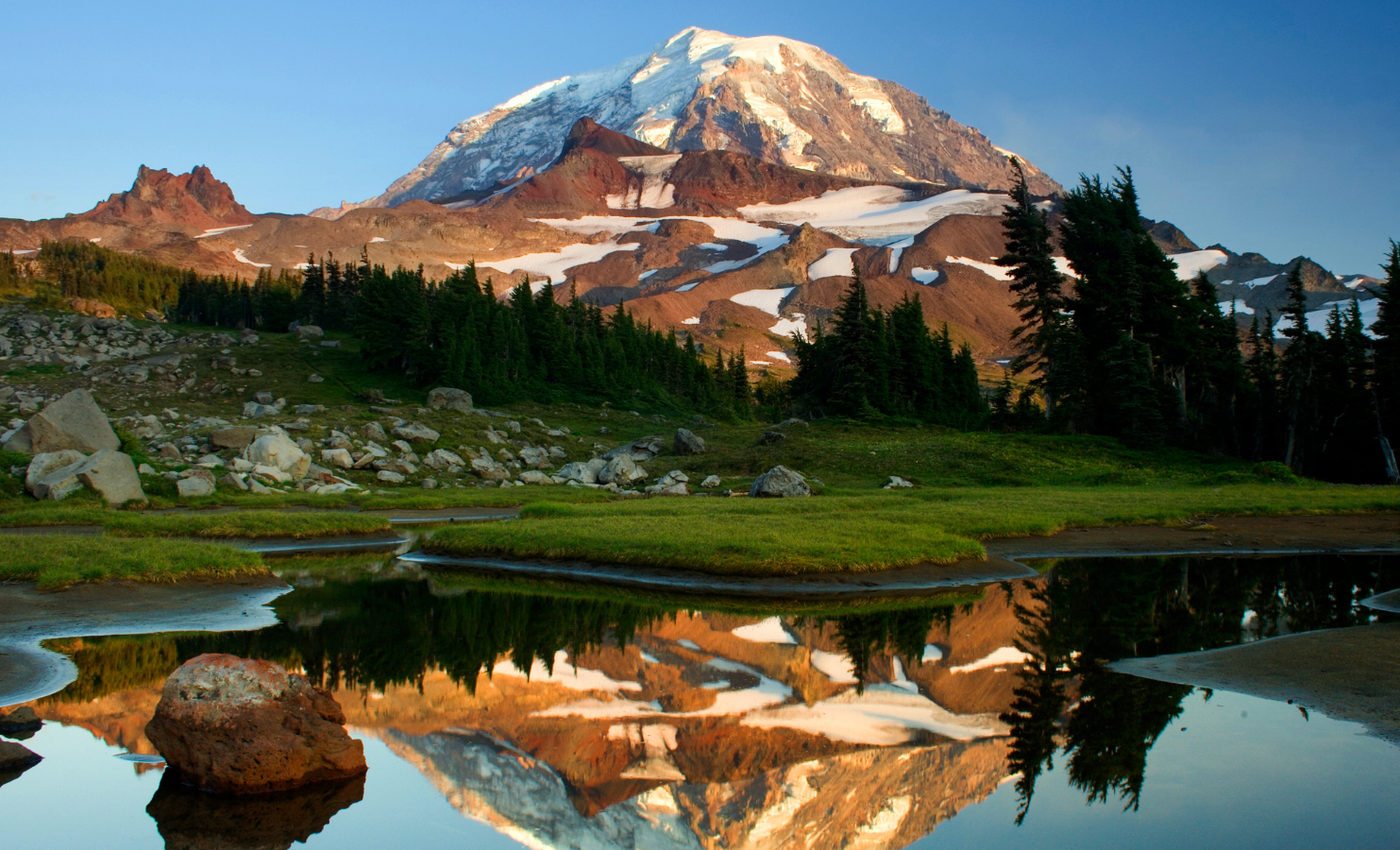 Mountain reflection