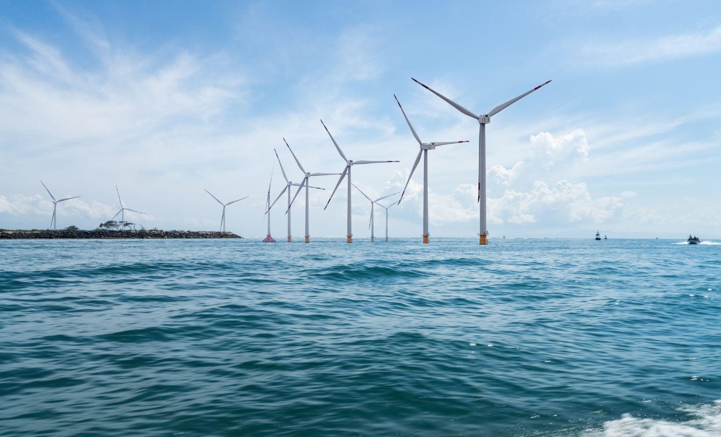 Wind farm ocean