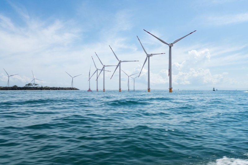 Wind farm ocean