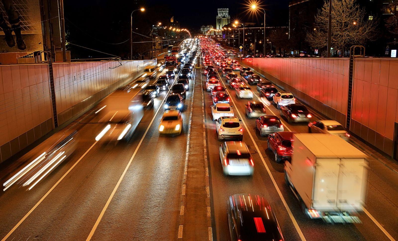 Cars on road