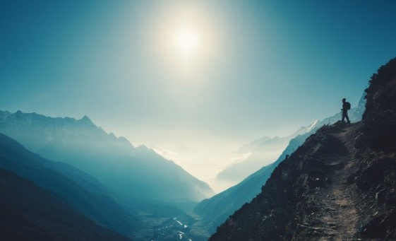Tiny person mountain